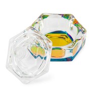 Kieliszek szklany z pokrywką na liquid, cleaner hennę Nr 2 GNB-LAB