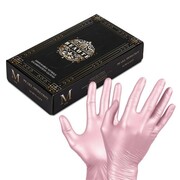 Rękawiczki jednorazowe nitrylowe diagnostyczne i ochronne Beaute Luxe rozmiar M perłowe 50 szt Top Glove