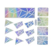 Naklejki do paznokci szablon do malowania wzorów holo Nr nf409 Allepaznokcie