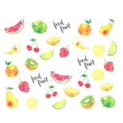 Naklejki wodne do paznokci owoce BN-838 Allepaznokcie