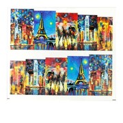 Naklejki wodne do paznokci arkusz 6,5 x 5,5cm na 10 palców yb Nr 999 Allepaznokcie