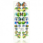 Naklejki wodne do paznokci arkusz 12,7 x 5,5 cm hot Nr 355 Allepaznokcie