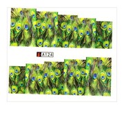 Naklejki wodne do paznokci arkusz 6,5 x 5,5 cm na 10 palców a Nr 124 Allepaznokcie