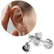 Kolczyki heartlite srebro Studex Plus Studex