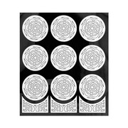 Naklejki do paznokci szablon do malowania wzorów białe Nr nf318 Allepaznokcie