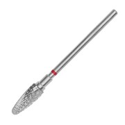 Frez z węglika spiekanego stożek okrągły czerwony Staleks Expert 5/13mm Staleks