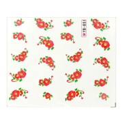 Naklejki wodne do paznokci kwiatki YB-851 Allepaznokcie