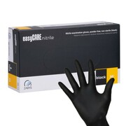 Rękawiczki jednorazowe nitrylowe diagnostyczne i ochronne Easycare nitrile Black rozmiar M czarne 100 szt Zarys