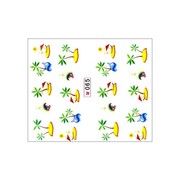 Naklejki wodne do paznokci wakacyjne Nr 065 Allepaznokcie