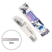 Pilnik mini do pedicure Bezpieczny Pakiet Półksiężyc łódka slim Aba Group 100/180 Eco ABA Group