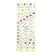 Naklejki wodne do paznokci arkusz 12,5 x 5,5 cm hot Nr 239 Allepaznokcie