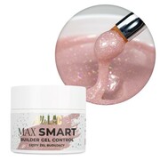 Żel budujący gęsty AlleLac Max Smart Builder Gel Control Glitter Nude 45g AlleLac