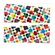 Naklejki wodne do paznokci arkusz 6,5 x 5,5 cm na 10 palców yb Nr 1046 Allepaznokcie