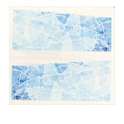 Naklejki wodne do paznokci arkusz 7 x 6,5cm na 10 palców C Nr 134 Allepaznokcie