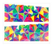 Naklejki wodne do paznokci arkusz 6,5 x 5,5cm na 10 palców yb Nr 1053 Allepaznokcie