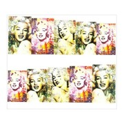 Naklejki wodne do paznokci arkusz 6,5 x 5,5cm na 10 palców Bn Nr 032 Allepaznokcie