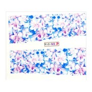 Naklejki wodne do paznokci arkusz 6,5 x 5,5 cm na 10 palców bn Nr 016 Allepaznokcie