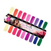 Wzornik MollyLac Power Flower połysk i mat 9 kolorów MollyLac