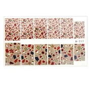 Naklejki wodne do paznokci arkusz 9 x 5,5 cm a Nr 717 Allepaznokcie
