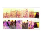 Naklejki wodne do paznokci arkusz 9 x 5,5 cm a Nr 677 Allepaznokcie