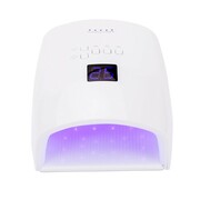 Lampa do paznokci akumulatorowa mobilna dual UV/LED 48W do lakierów hybrydowych żeli i akrylożeli biała S10 MollyLac