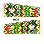 Naklejki wodne do paznokci arkusz 6,5 x 5,5 cm na 10 palców a Nr 084 Allepaznokcie