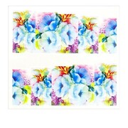 Naklejki wodne do paznokci arkusz 7 x 6,5cm na 10 palców c Nr 261 Allepaznokcie