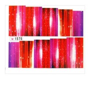 Naklejki wodne do paznokci arkusz 6,5 x 5,5 cm na 10 palców Nr 1575 Allepaznokcie