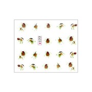 Naklejki wodne do paznokci kwiaty Nr 177 Allepaznokcie