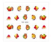 Naklejki wodne do paznokci zwierzęta YB-604 Allepaznokcie