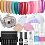 Niezbędnik Manicurzystki Zestaw Do Manicure Hybrydowego Dla Początkujących 25w1