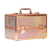 Kuferek kosmetyczny M na lakiery K105-7H okucia rose golden MollyLac