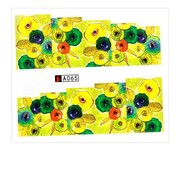 Naklejki wodne do paznokci arkusz 6,5 x 5,5 cm na 10 palców a Nr 065 Allepaznokcie