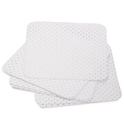 Waciki bezpyłowe perforowane do paznokci AlleLac białe 5x5 cm 540 szt AlleLac