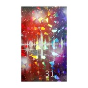 Naklejka do paznokci Laser effect samoprzylepna arkusz 8 cm x 5 cm Nr 32 Allepaznokcie