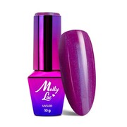 Lakier hybrydowy LED/UV Gel Polish MollyLac Bling it on! Nr 504 Purple Chic 10 g MollyLac