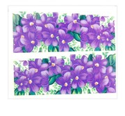 Naklejki wodne do paznokci arkusz 6,5 x 5,5 cm na 10 palców Nr 1604 Allepaznokcie