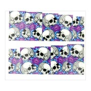 Naklejki wodne do paznokci arkusz 6,5 x 5,5cm na 10 palców YB Nr 956 Allepaznokcie