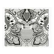 Naklejki wodne do paznokci arkusz 6,5 x 5,5cm ornamenty A627 Allepaznokcie