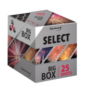 Select TXB463 wyrzutnia fajerwerków 25 strzałów 48 mm Triplex F3 Triplex