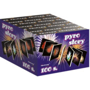 Pyro Story TXB705 - wyrzutnia fajerwerków 100 strzałów 20 mm Triplex F3 Triplex