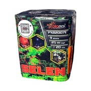 Selen PXB2007 mała wyrzutnia fajerwerków 9 strzałów 20 mm Piromax F2 Piromax