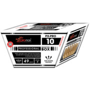PX-PRO 10n wyrzutnia kątowa seria profesjonalna 49 strzałów 20-25 mm Piromax