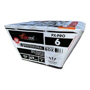 PX PRO 6 Professional - wyrzutnia kątowa 49 strzałów 25 mm Piromax F3 Piromax