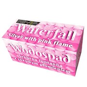 Srebrny wodospad iskier z różowymi płomieniami JF108/P - długość 2 metry 18 punktów F2 Jorge