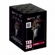 Whistling Crackling TXB263 - wyrzutnia fajerwerków 25 strzałów 25 mm Triplex F2 Triplex