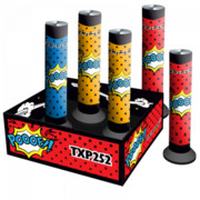 Poof Single Shot TXP252 - wyrzutnia jednostrzałowa 5 szt. 20 mm Triplex F2 Triplex