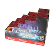 Cyber Show CS7347A wyrzutnia fajerwerków 67 strzałów 18-45 mm Surex F3 Surex