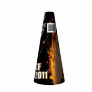 Fontanna stożkowa Profi 5 m 50 sek XF2011 złota Triplex F2 Triplex