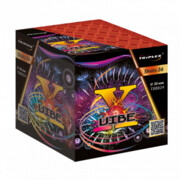 X Vibe TXB824 wyrzutnia fajerwerków 36 strzałów 30 mm Triplex F3 Triplex